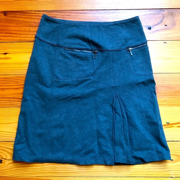athleta Dresses & Skirts - Athleta Gray Pencil Flare Sport Skirt, EUC, S